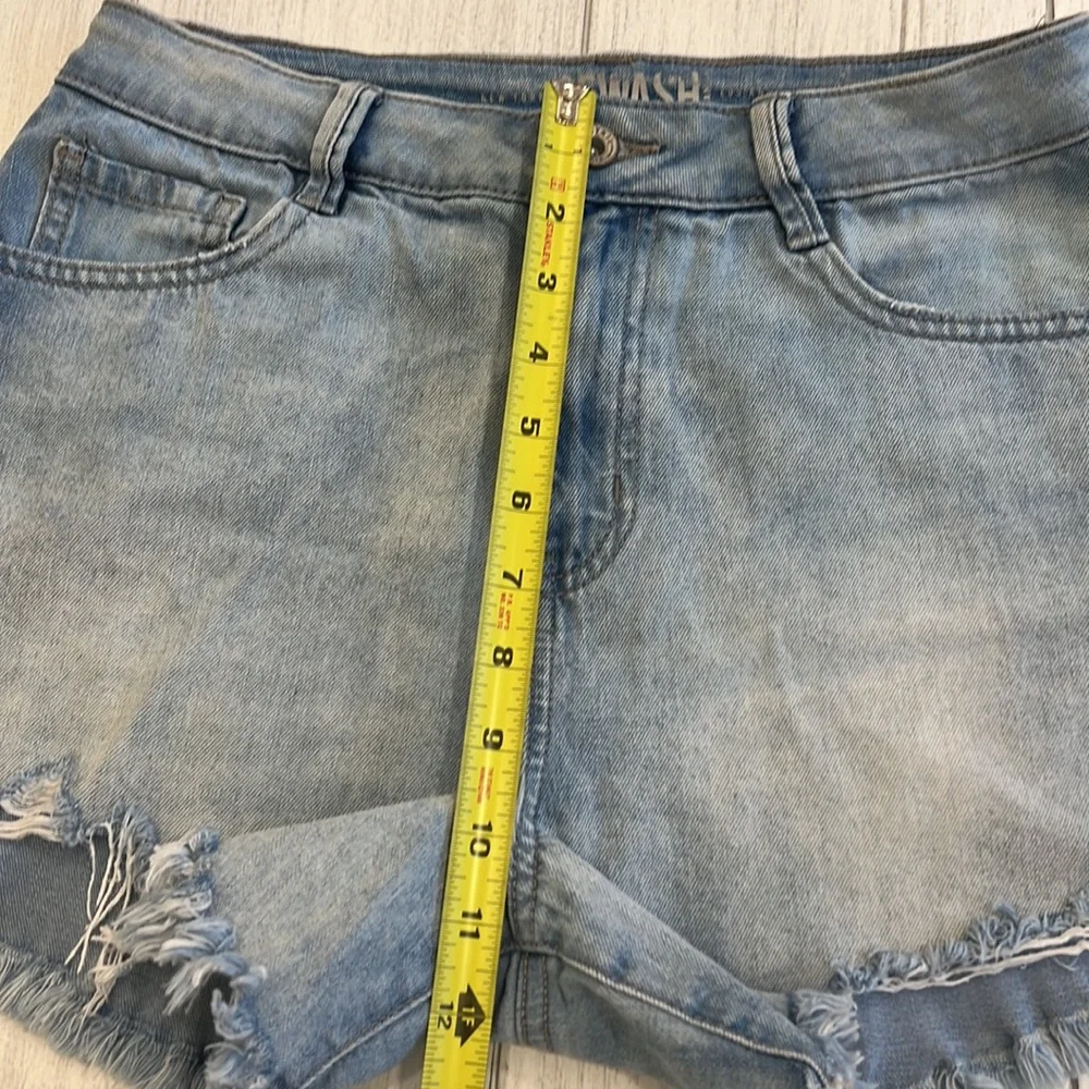 Rewash Vintage Reunion Frayed The Wedge Super
High Rise Shorts Junior Size 7 - Picture 7 of 9